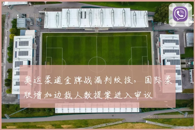 奥运柔道金牌战漏判绞技,国际柔联增加边裁人数提案进入审议